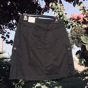 SOLD SKORT Black Cargo Pocket Croft & Barrow